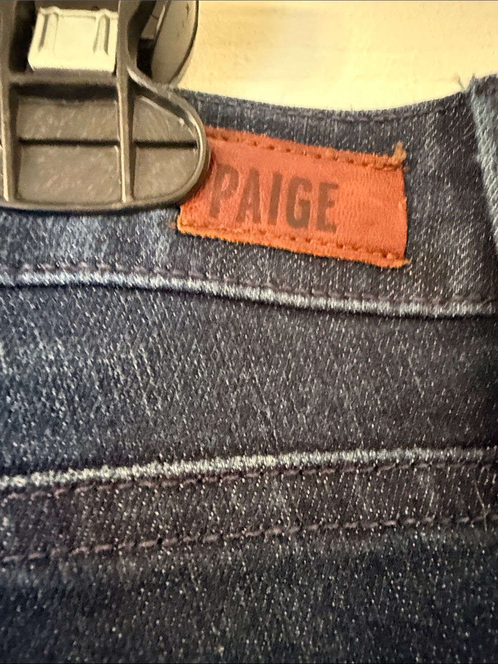 PAIGE Kylie Crop Jeans - Size 29 - Dark Wash Denim - Picture 7 of 9